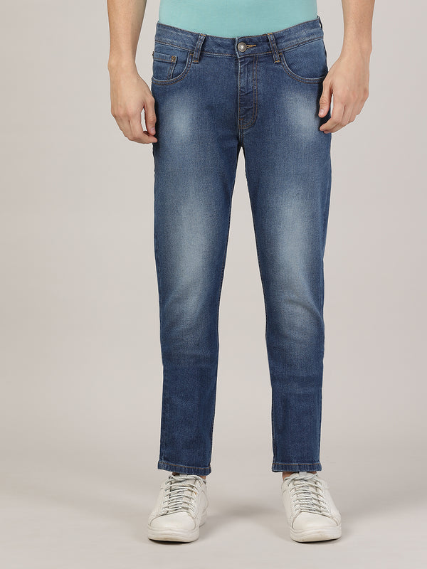 Men's Slim Fit Denim Jeans - Mid Blue