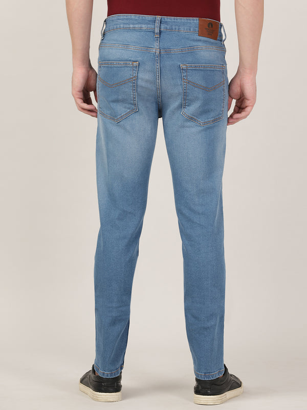 Men's Slim Fit Denim Jeans - Light Blue
