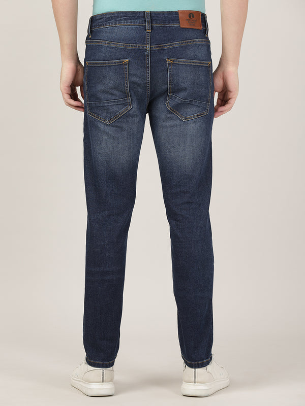 Men's Slim Fit Denim Jeans - Dark Blue