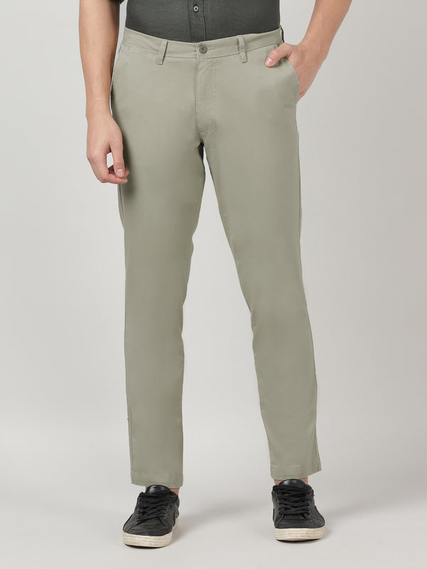 Men's Tailored Fit Stretch Dress Pants -  English Khaki
