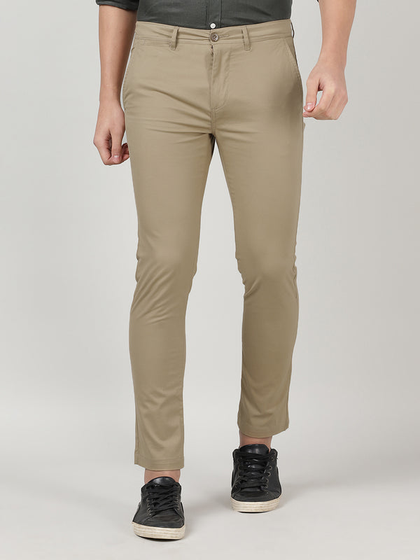 Men's Slim Fit Chino Trouser - English Khaki