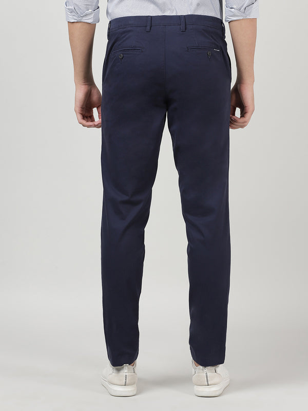 Men's Tailored Fit Stretch Dress Pants- Navy