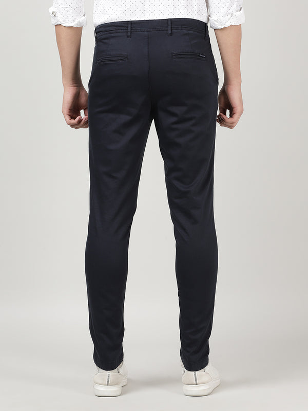 Men's Garment Dyed Slim Fit Stretch Chino Pants - Navy
