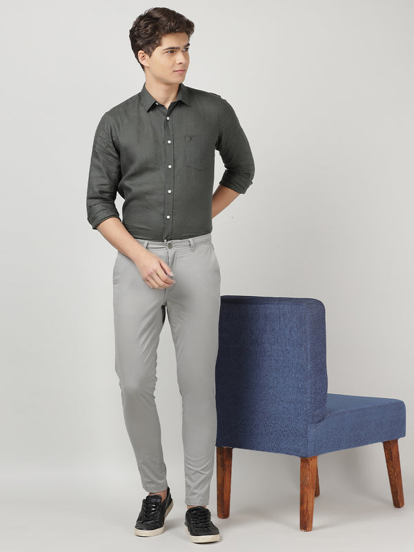 Men's Premium Stretchable Slim Fit Chino Pants - Rack Sand