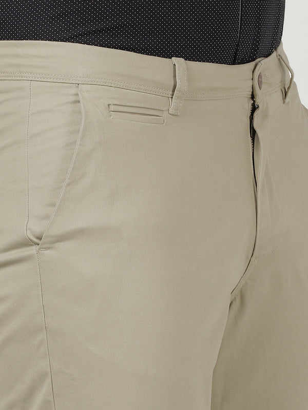 Men's Premium Stretchable Slim Fit Chino Pants -  Beige